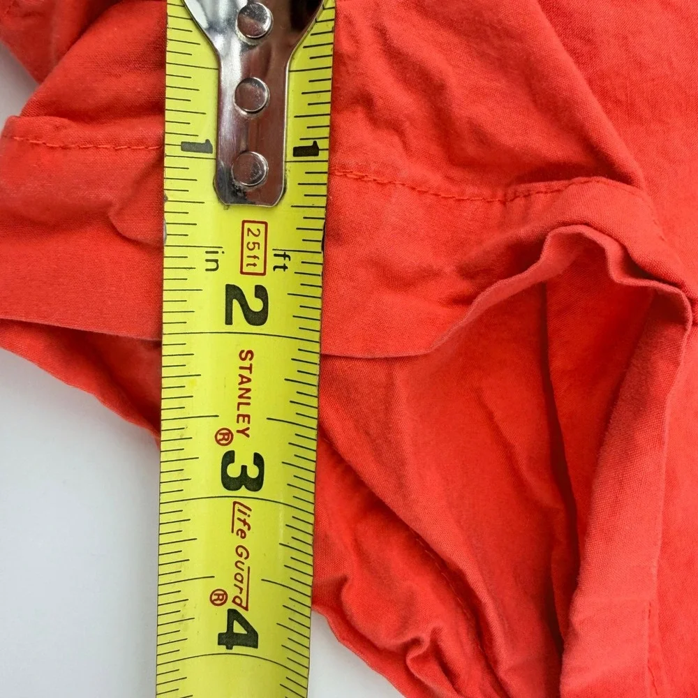 Showpo Paperbag‎ Waist Shorts Women Size 6 Red High Rise Relaxed Summer
